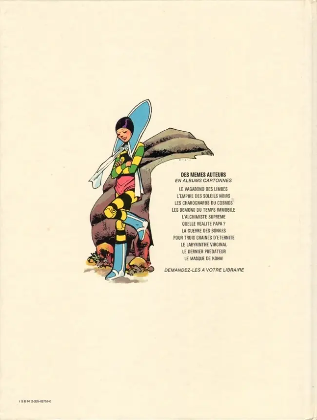 Verso de l'album Le Vagabond des Limbes Tome 11 Le masque de Kohm