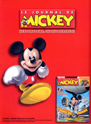 Verso de l'album Le Journal de Mickey Album N° 229
