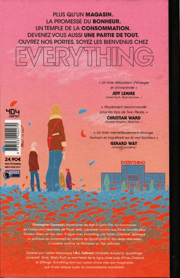 Verso de l'album Everything
