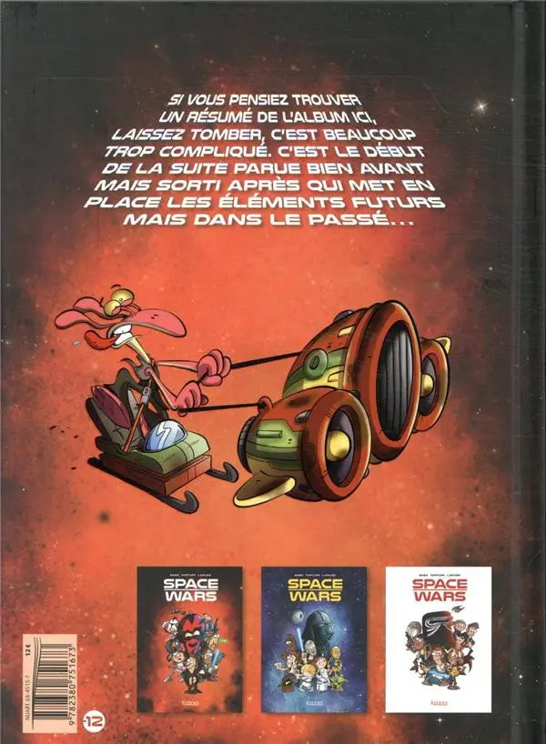 Verso de l'album Space Wars 1
