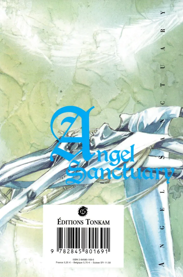 Verso de l'album Angel Sanctuary 12