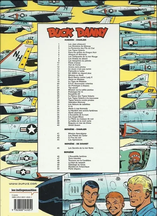 Verso de l'album Buck Danny Tome 45 Les Secrets de la mer Noire