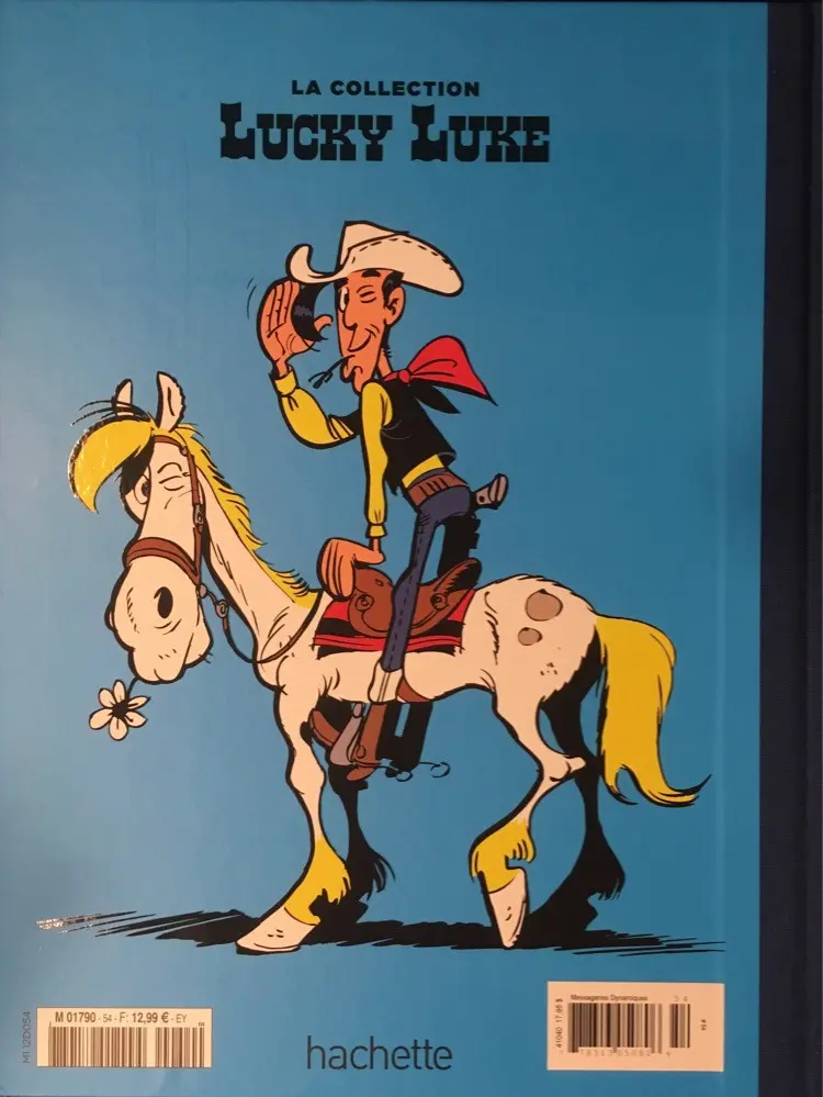 Verso de l'album Lucky Luke La collection Tome 54 Arizona