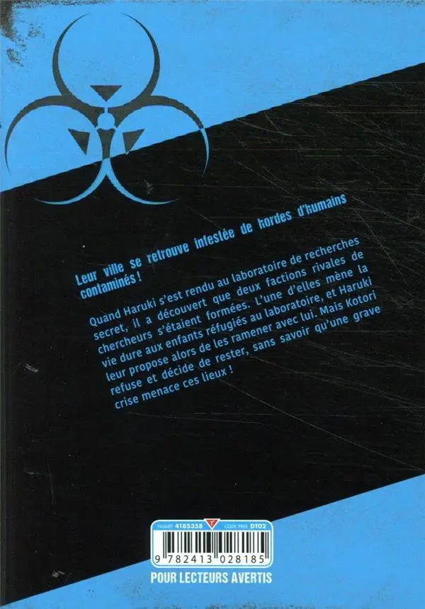 Verso de l'album Infection 10