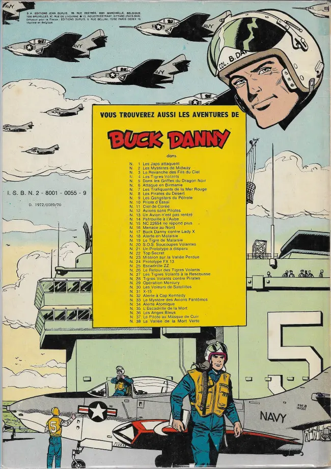 Verso de l'album Buck Danny Tome 18 Alerte en Malaisie
