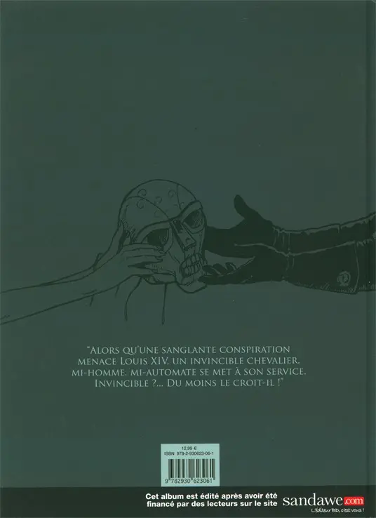 Verso de l'album Le Chevalier mécanique Tome 2 Ombres et démons
