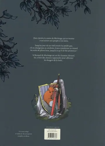 Verso de l'album Le Renard de Morlange