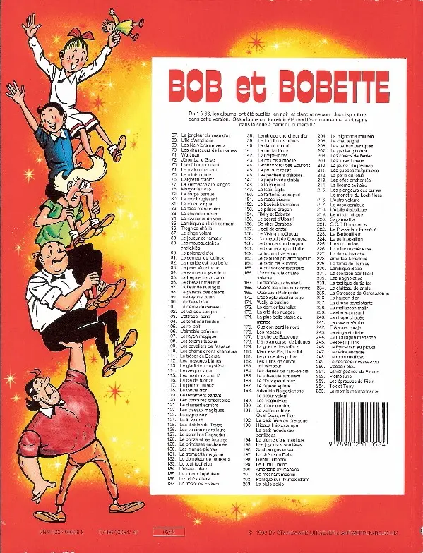 Verso de l'album Bob et Bobette Tome 71 Wattman
