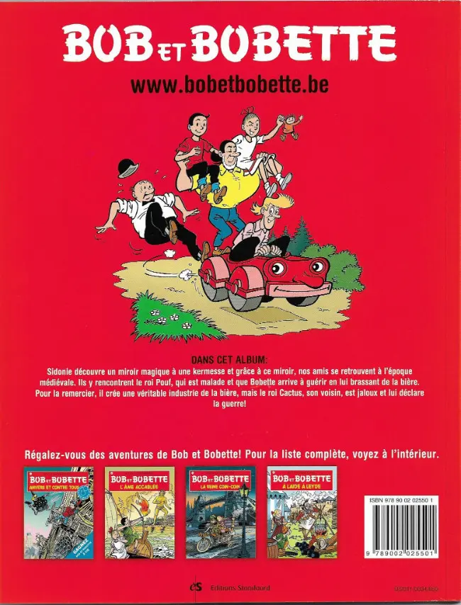 Verso de l'album Bob et Bobette Tome 105 Le roi boit