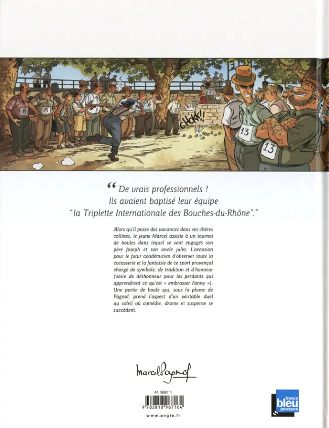 Verso de l'album La partie de Boules