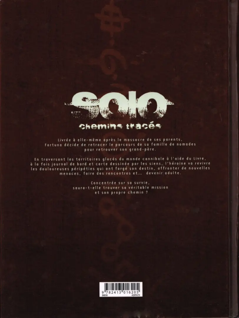 Verso de l'album Solo : Chemins tracés 1 Fortuna