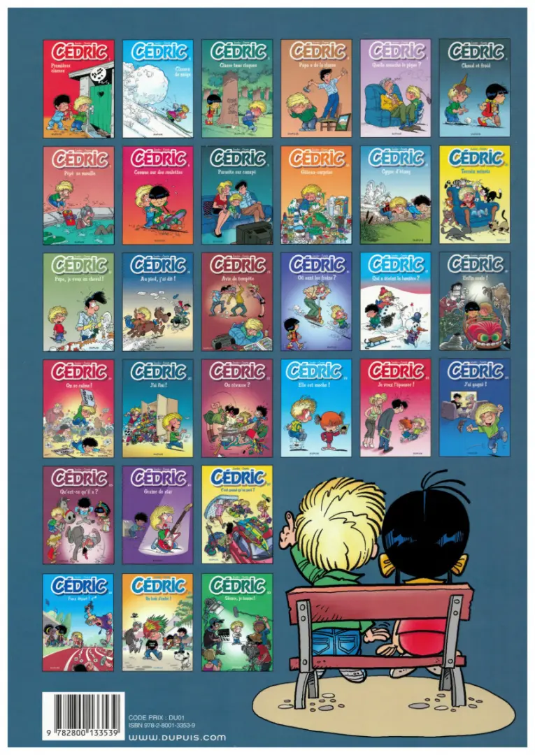 Verso de l'album Cédric Tome 18 Enfin seuls !