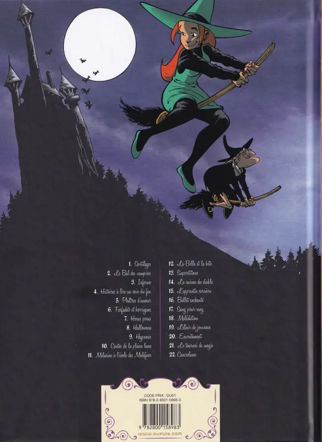 Verso de l'album Mélusine Tome 18 Malédiction !