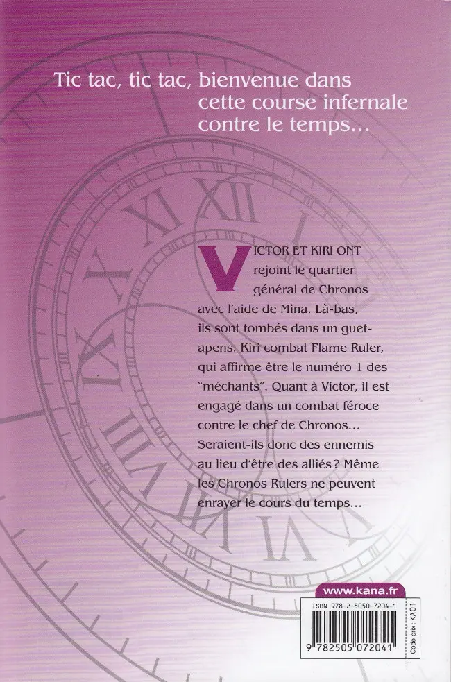Verso de l'album Chronos Ruler 3