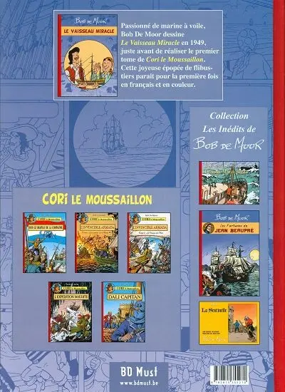 Verso de l'album Le vaisseau miracle