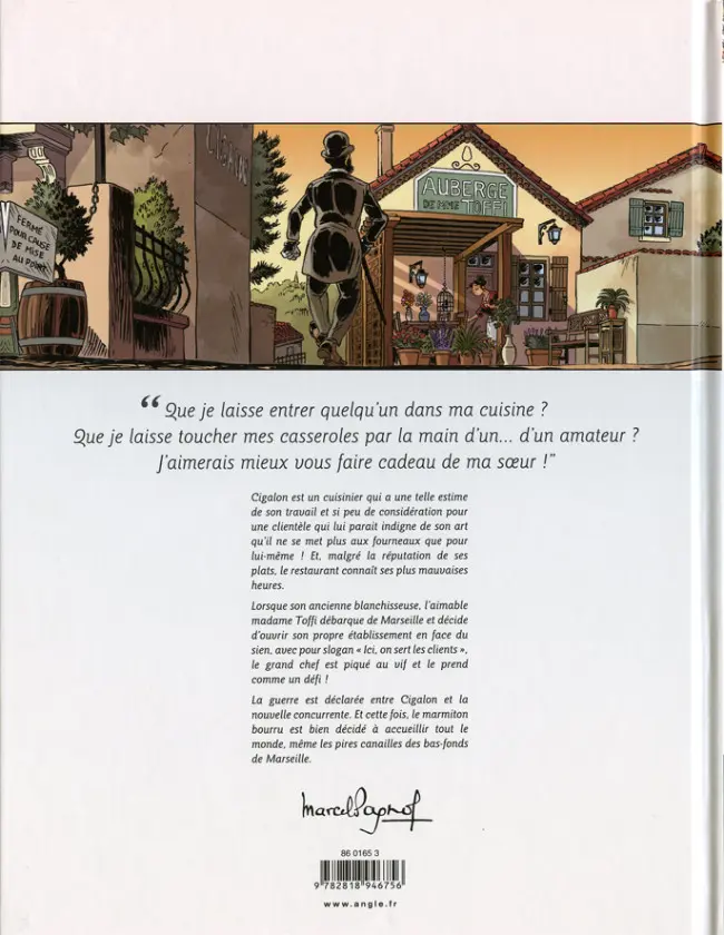Verso de l'album Cigalon