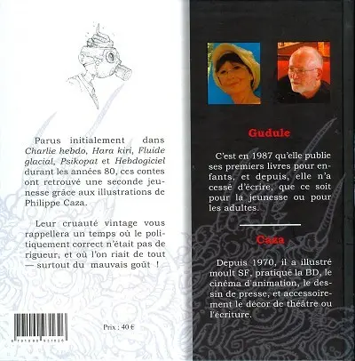 Verso de l'album Contes à vomir debout