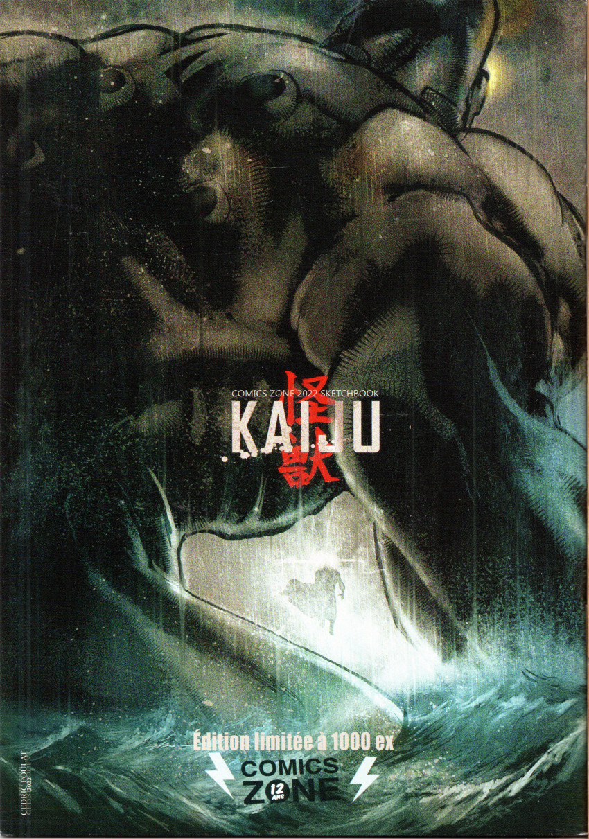 Verso de l'album Kaiju