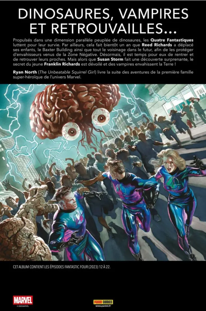 Verso de l'album Fantastic Four Tome 2 L'impossible est probable
