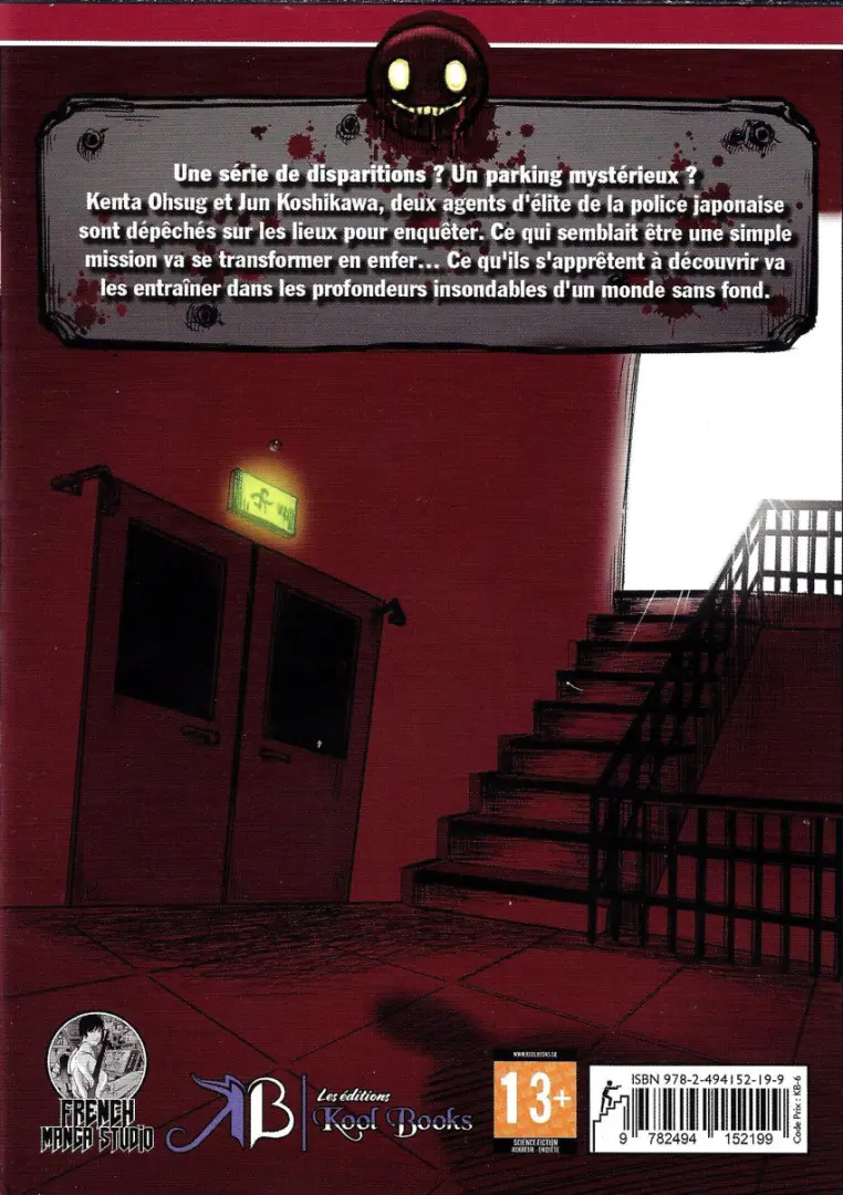 Verso de l'album Sans fond Tome 1