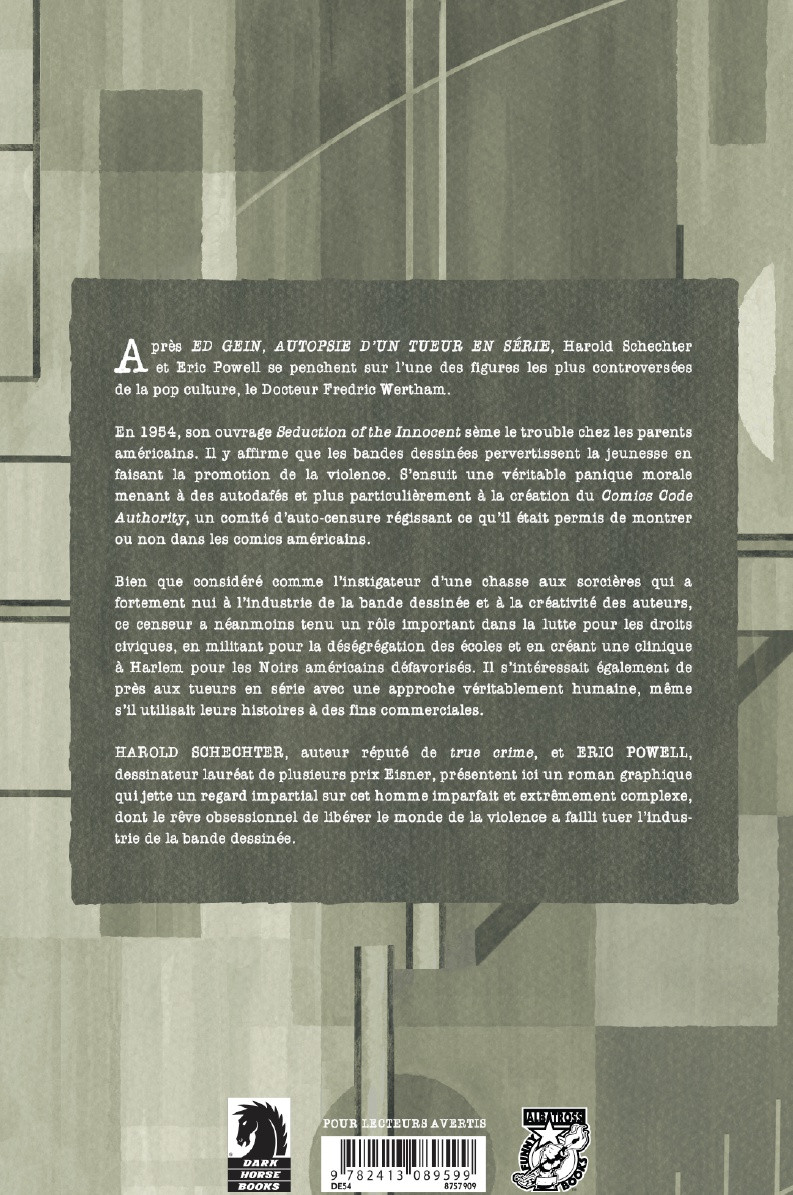 Verso de l'album Dr Wertham