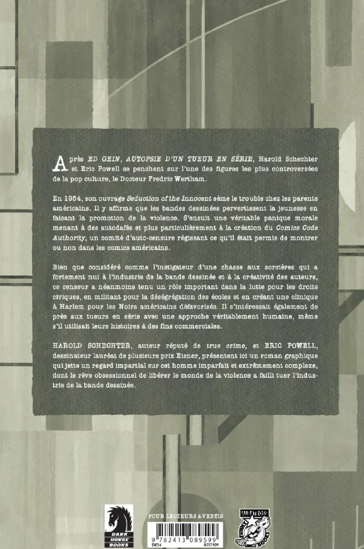 Verso de l'album Dr Wertham