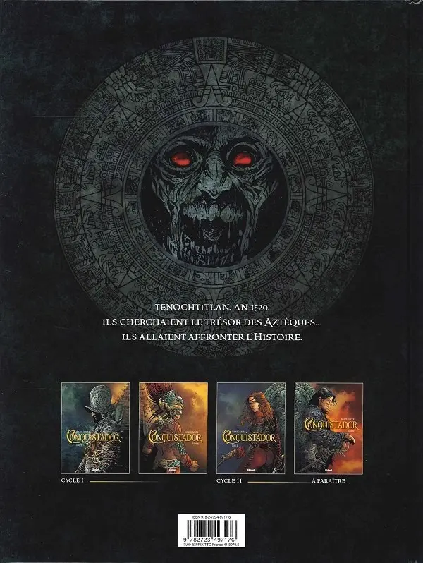 Verso de l'album Conquistador Tome III