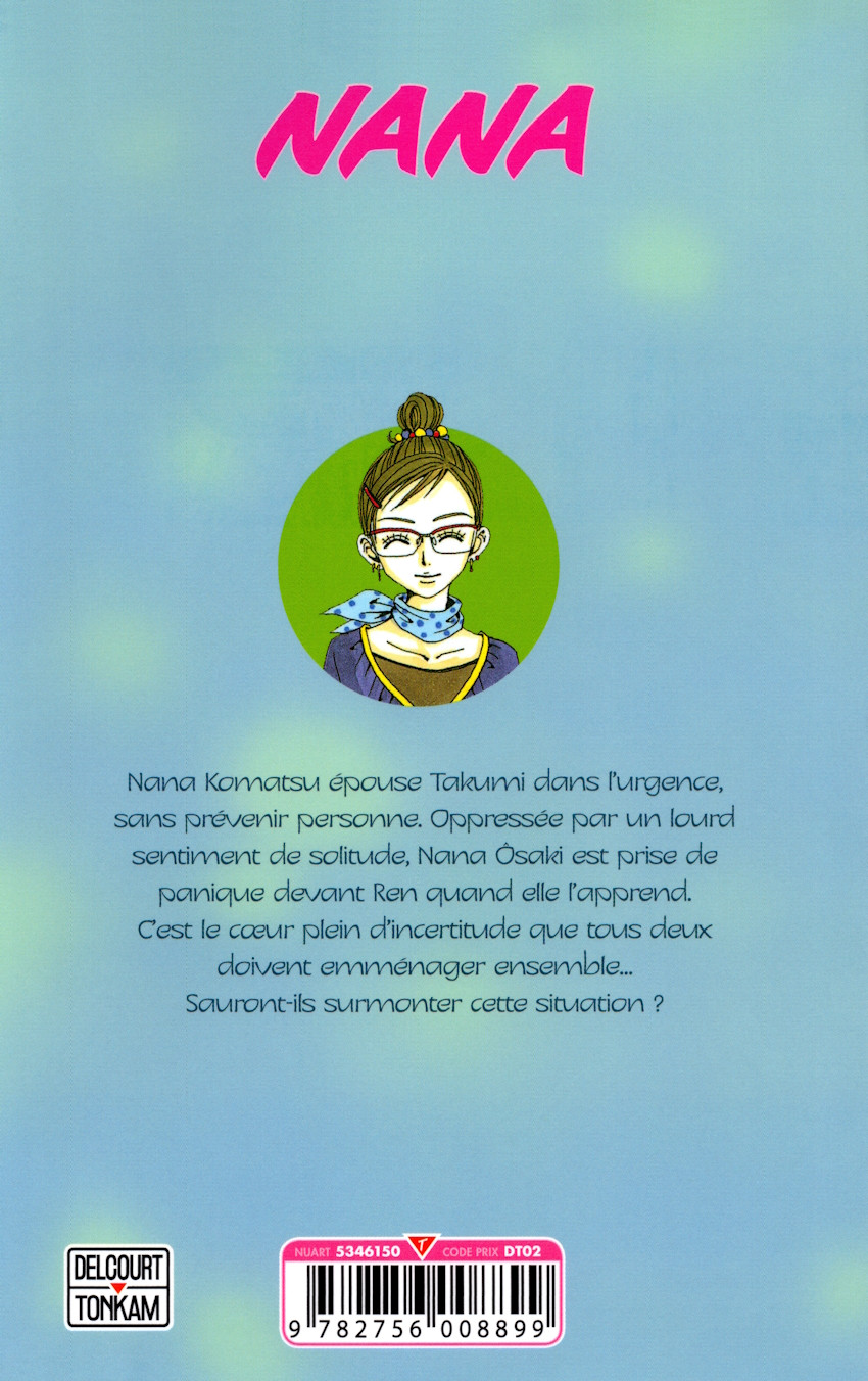 Verso de l'album Nana 16