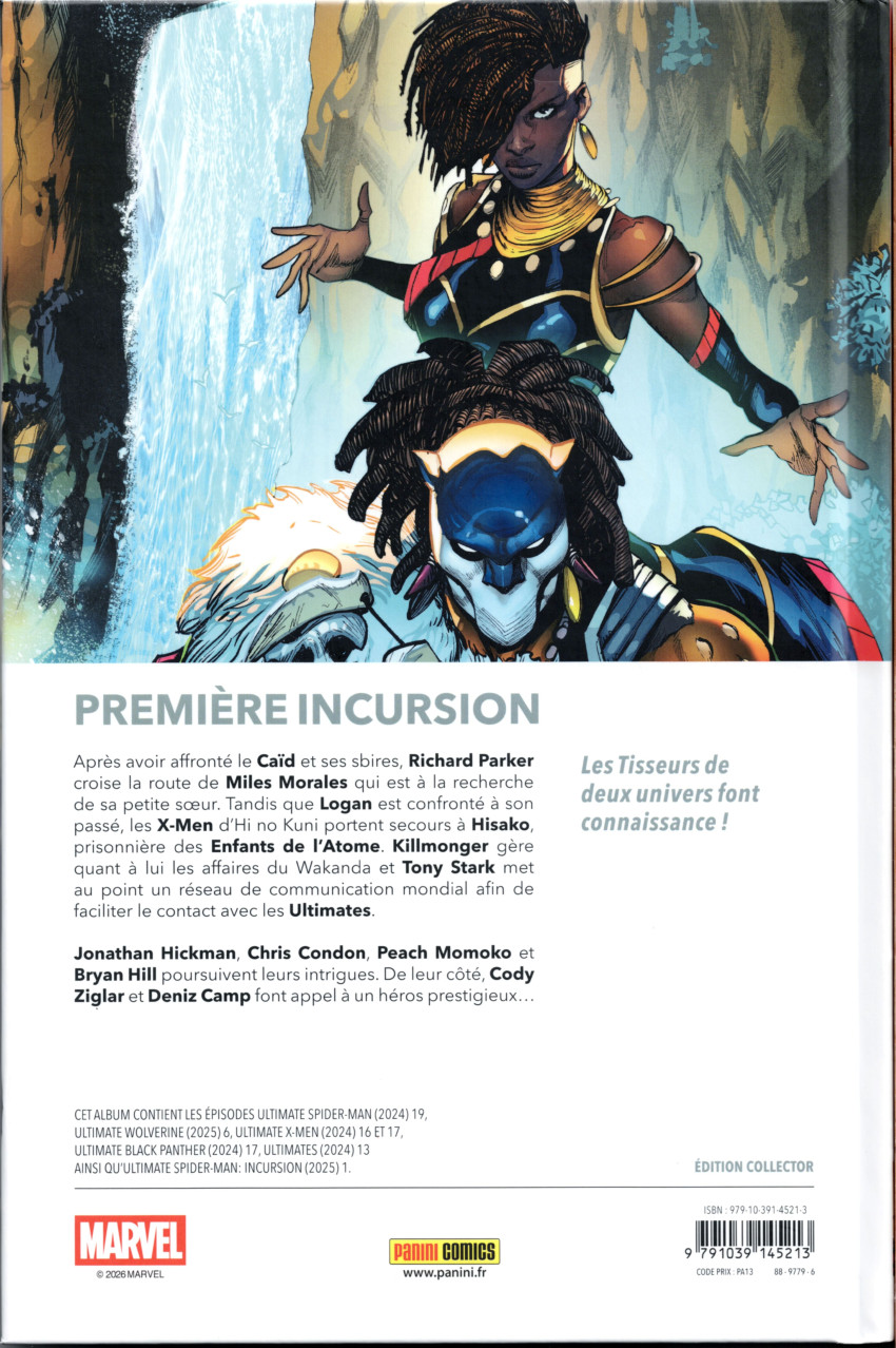 Verso de l'album Ultimate Universe 11