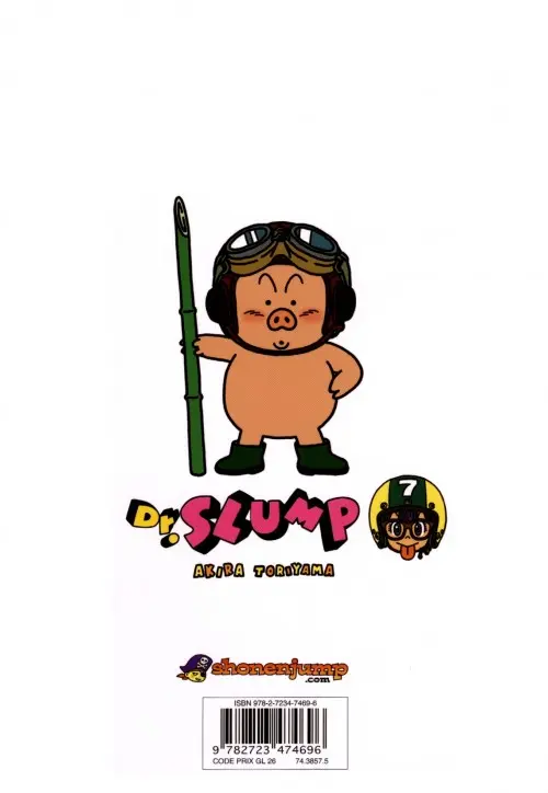 Verso de l'album Dr Slump Ultimate Edition Tome 7