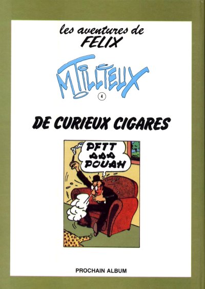 Verso de l'album Félix Couleurs Tome 3 Trois petits messieurs
