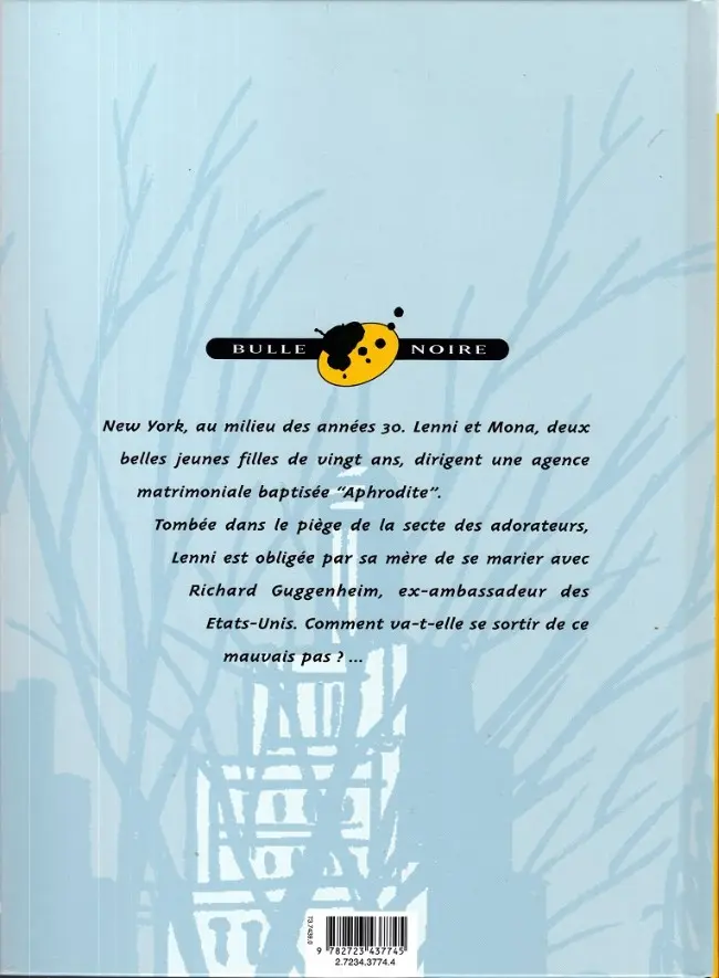 Verso de l'album Les Filles d'Aphrodite Tome 3 Le dessous des cartes