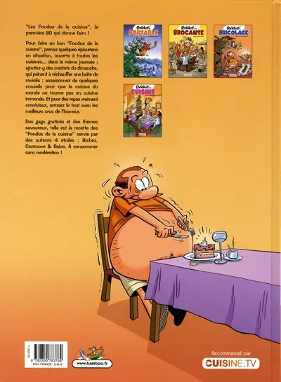Verso de l'album Les Fondus Tome 4 Les fondus de la cuisine
