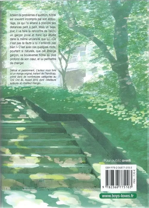 Verso de l'album Hidamari ga kikoeru : Entends-tu le chant du soleil ? 1