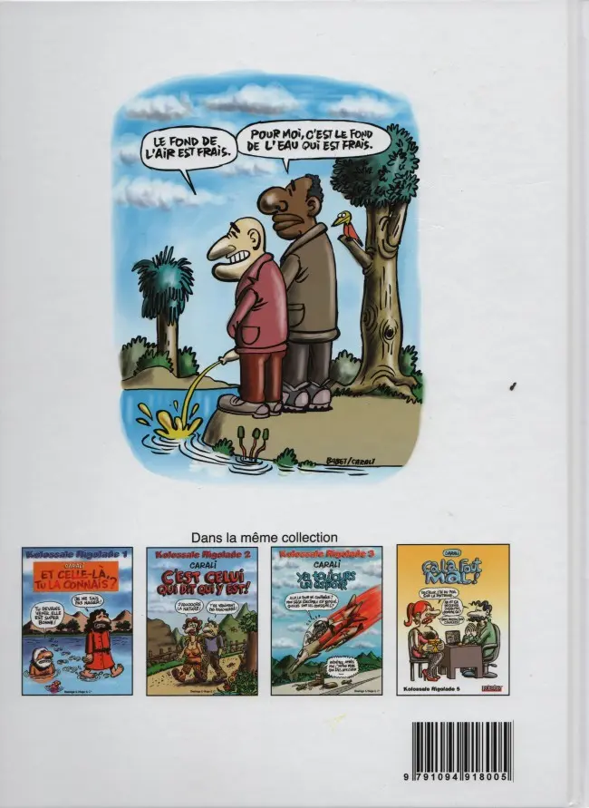 Verso de l'album Kolossale rigolade Tome 4 A deux c'est pire !