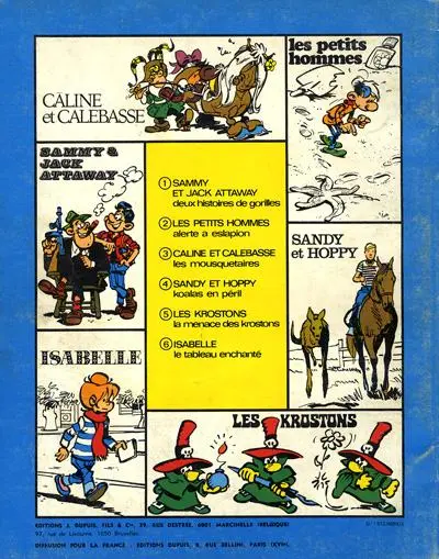 Verso de l'album Les Krostons Tome 0 La menace des Krostons