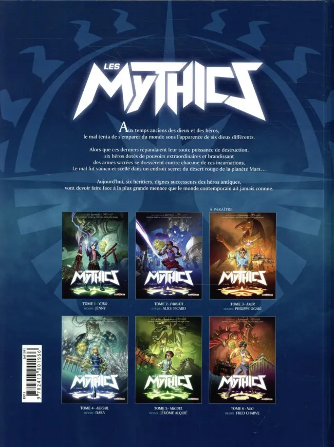 Verso de l'album Les Mythics Tome 2 Parvati