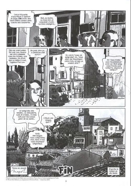 Verso de l'album Nestor Burma L'homme au sang bleu numéro 3