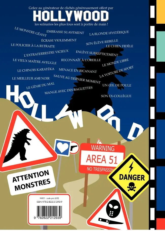 Verso de l'album Petit illustré des gros clichés d'Hollywood Tome 2 Le retour
