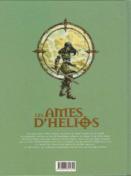 Verso de l'album Les Âmes d'Hélios Tome 2 Au fil de l'épée