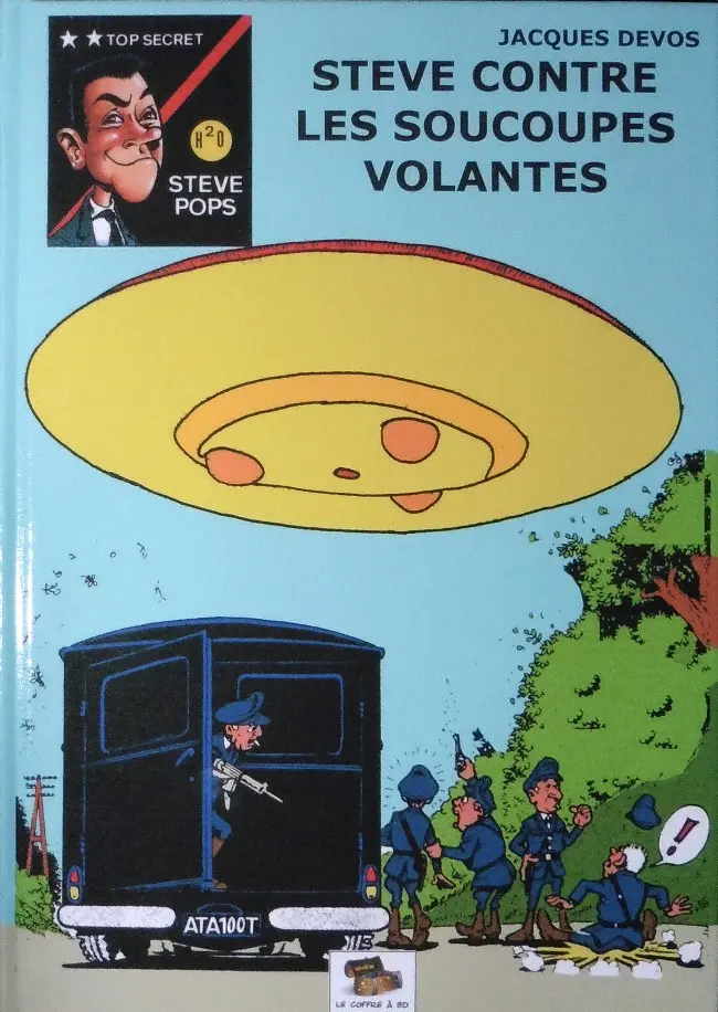 Couverture de l'album Steve Pops Tome 3 Steve contre les Soucoupes Volantes