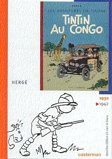 Couverture de l'album Tintin Tintin au Congo