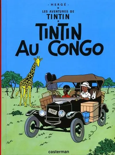 Couverture de l'album Tintin Tome 2 Tintin au Congo