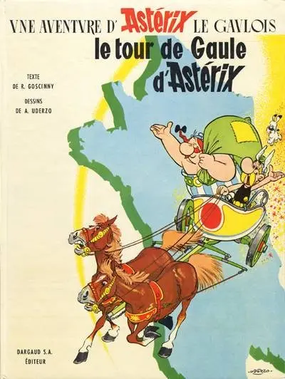 Couverture de l'album Astérix Tome 5 Le tour de Gaule d'Astérix