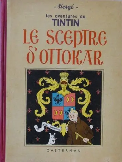 Couverture de l'album Tintin Tome 8 Le sceptre d'Ottokar