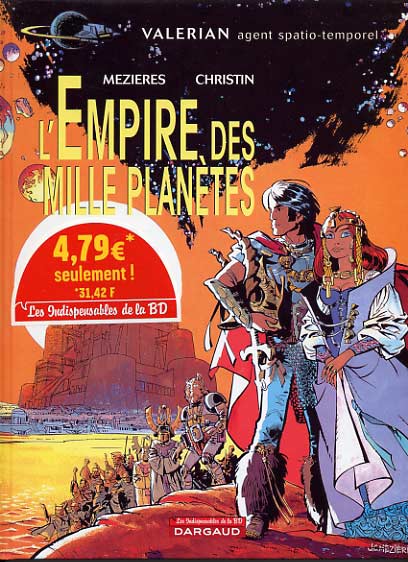 Couverture de l'album Valérian Tome 2 L'empire des mille planètes