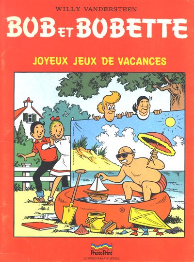 Couverture de l'album Bob et Bobette (Publicitaire) Joyeux jeux de vacances