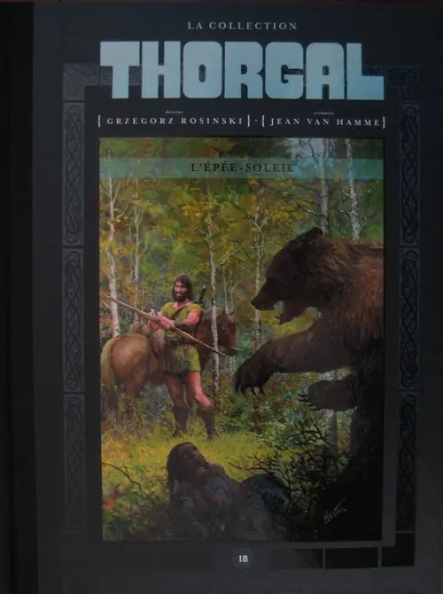 Couverture de l'album Thorgal La collection Tome 18 L'épée soleil