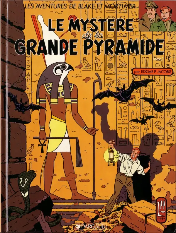 Couverture de l'album Blake et Mortimer Tome 4 Le Mystère de la Grande Pyramide - Tome 1