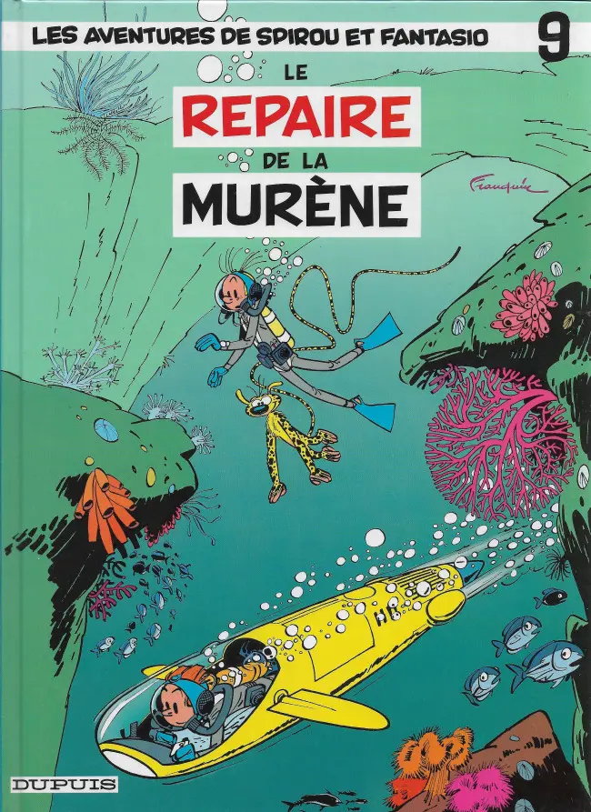 Couverture de l'album Spirou et Fantasio Tome 9 Le repaire de la murène
